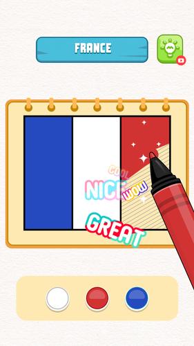 Flag Painting Puzzle Captura de pantalla 3