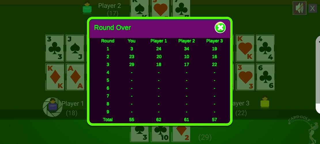 Card Golf 螢幕截圖 2