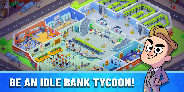 Idle Bank Tycoon: Money Empire Tangkapan skrin 1