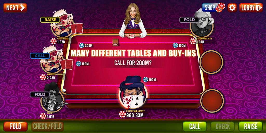 Poker Panda: World Poker Tour ဖန်သားပြင်ဓာတ်ပုံ 1