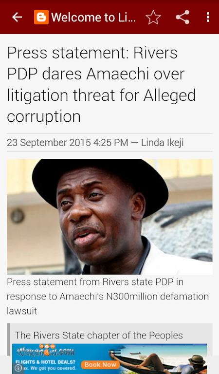 Linda Ikeji Blog Schermafbeelding 3
