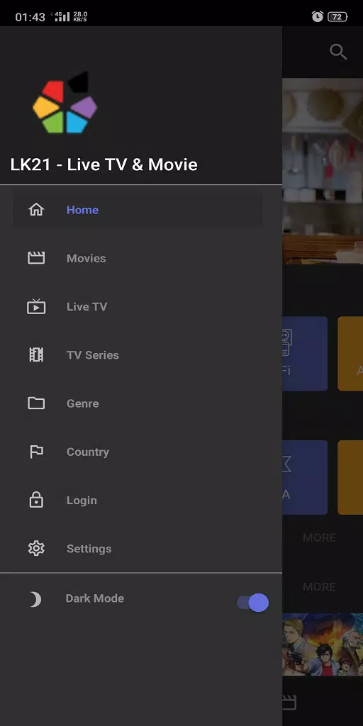 LK21 XXI - Live TV,  Movie  & Drama HD Sub Indo 螢幕截圖 0