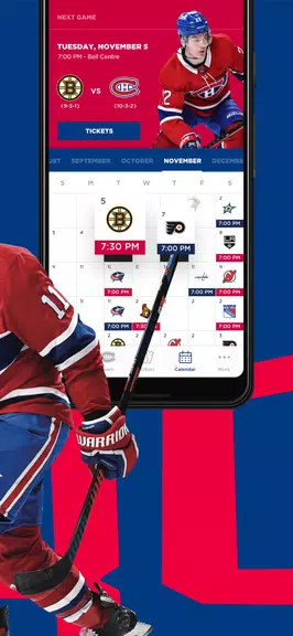 Montréal Canadiens 螢幕截圖 1