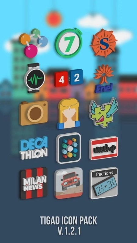 Tigad Pro Icon Pack 螢幕截圖 0