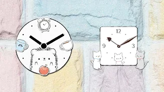 Analog clock widget ANIMALLIFE Screenshot 1