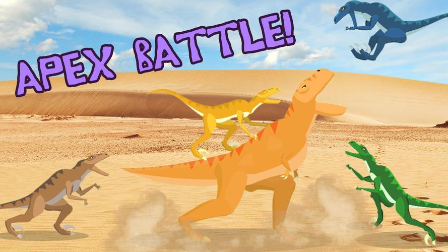 T-Rex Fights Raptors Zrzut ekranu 0