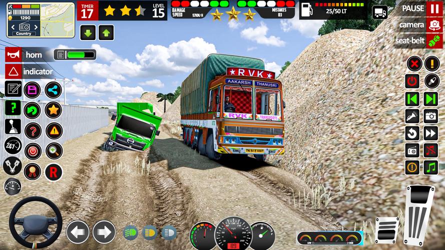 Indian Lorry Truck Driving 3d Ảnh chụp màn hình 0