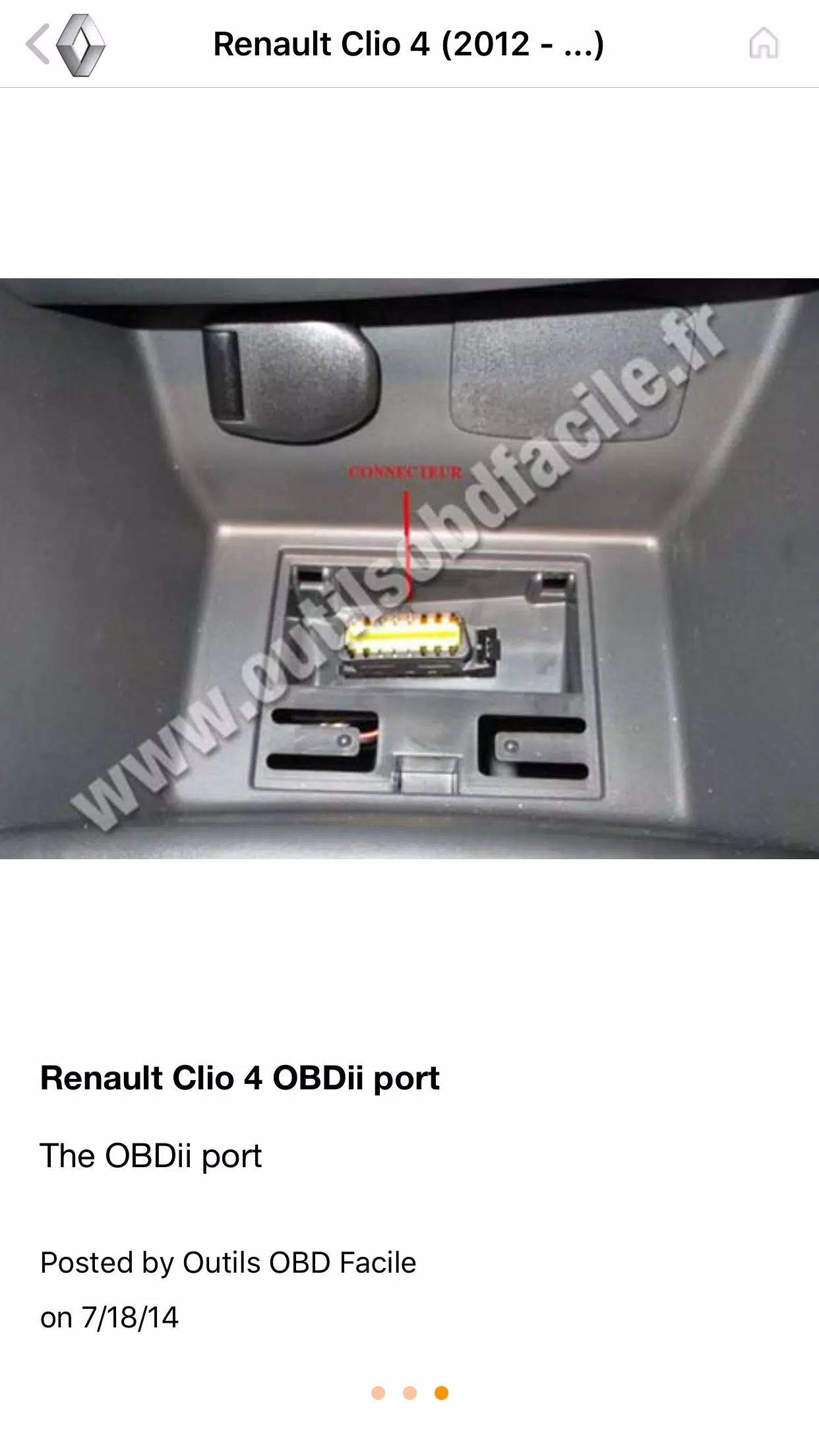 Where is my OBD2 port? Capture d'écran 2