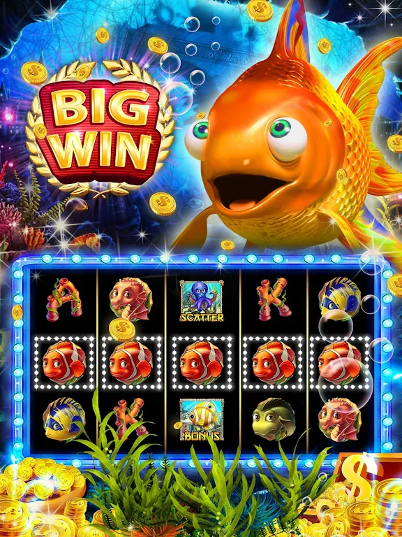 Goldfish Slots: Free Golden Casino Slot Machines स्क्रीनशॉट 0