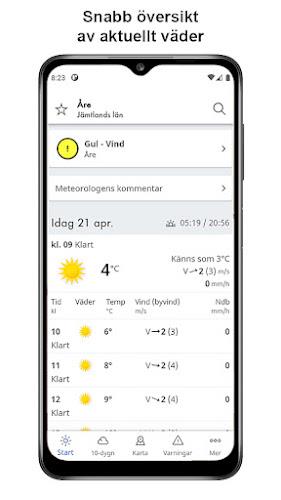 SMHI Väder Screenshot 0