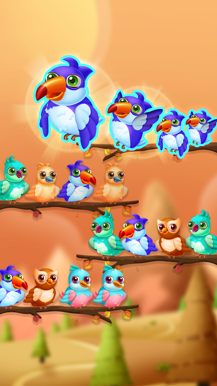 Bird Sort: Color Sorting Game Screenshot 1