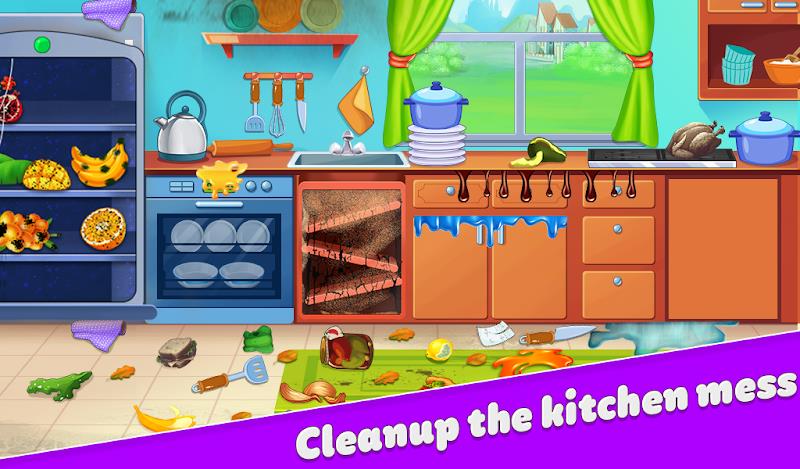 Dream Home Cleaning Game Wash Ekran Görüntüsü 0