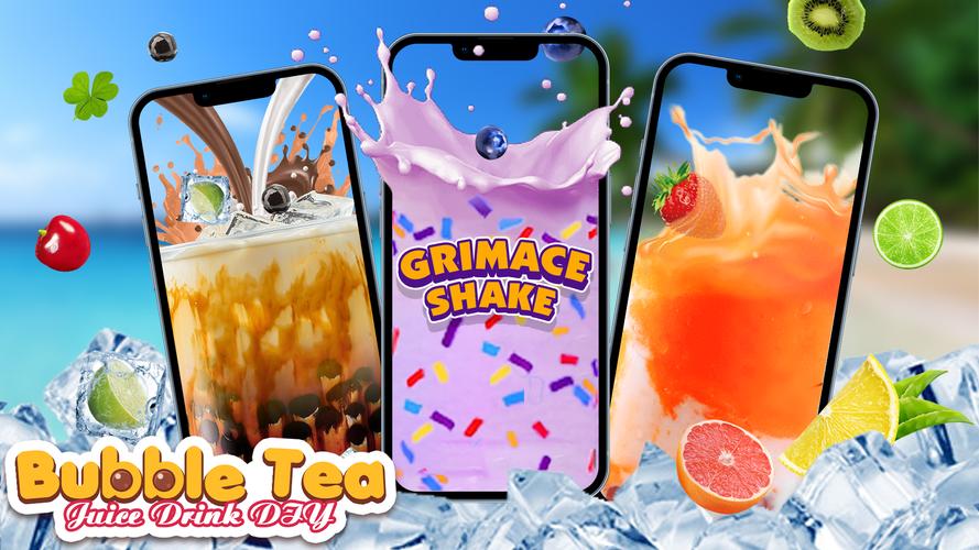 Boba Grimaces Shake Bubble Tea Captura de pantalla 0