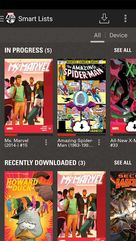 Marvel Comics Tangkapan skrin 1