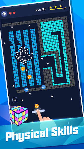 Break Bricks - Bricks Breaker Mod Ảnh chụp màn hình 2
