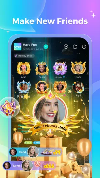 Wyak-Voice Chat&Meet Friends应用截图第1张