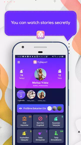 MyReport: View Hidden Accounts Tangkapan skrin 1