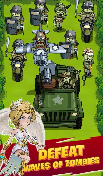 Zombie War Idle Defense Game 螢幕截圖 3