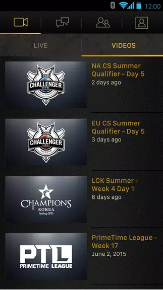 League Chat Schermafbeelding 1