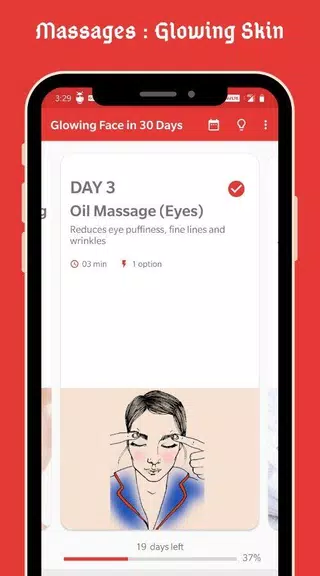 Glowing Face in 30 Days -  NO 螢幕截圖 2
