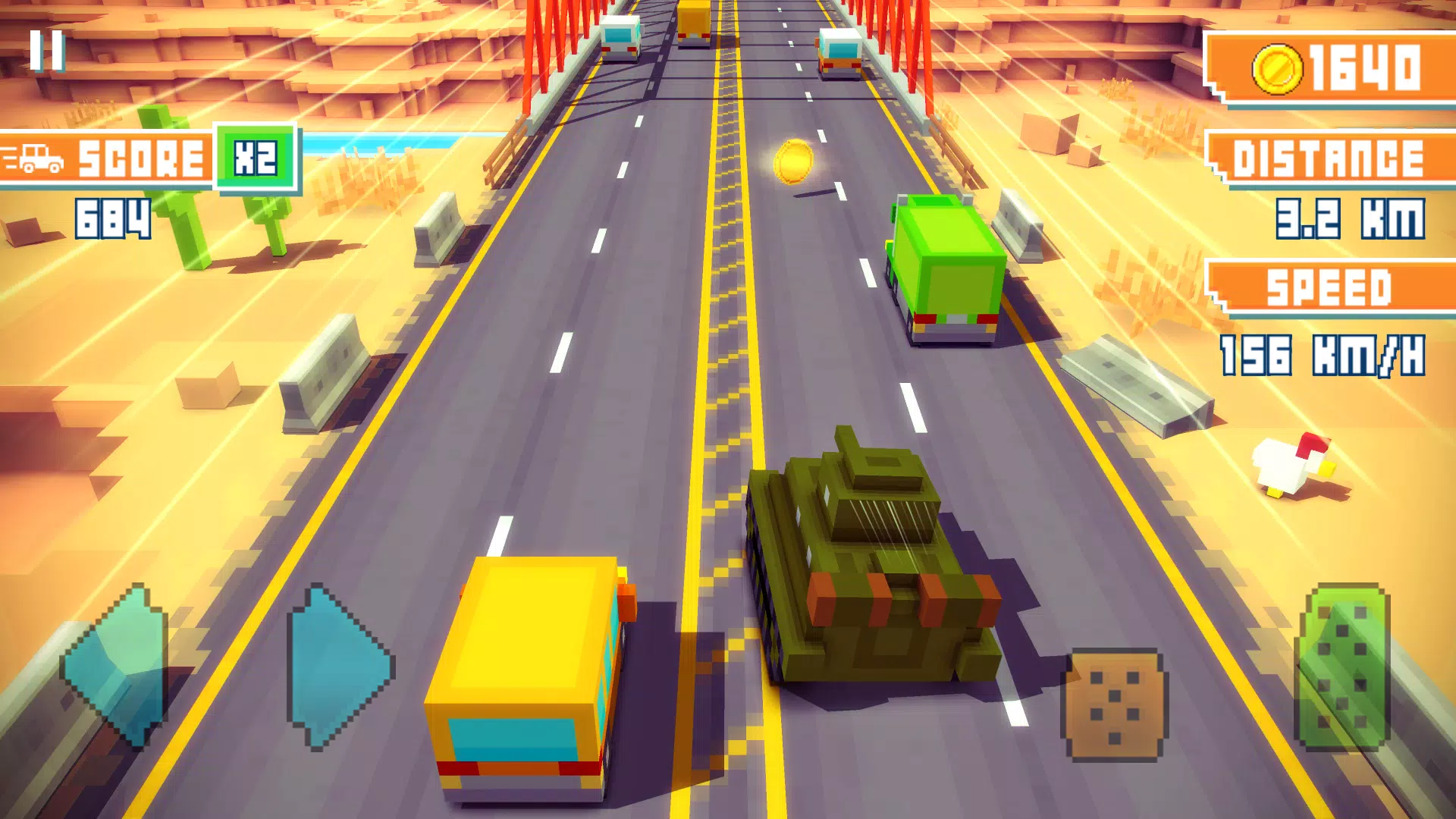 Blocky Highway Tangkapan skrin 0