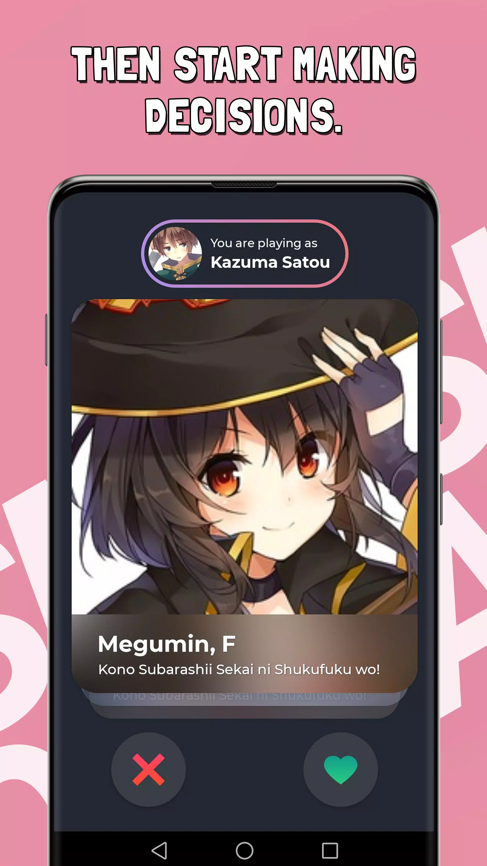 Schermata Smash or Pass Anime Game 1
