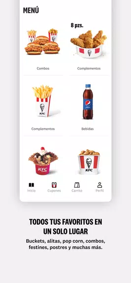 KFC APP - Ec, Co, Cl, Ar y Ve 螢幕截圖 3