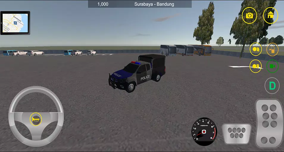 Pickup Police drive Game 3D Zrzut ekranu 1