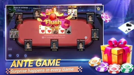 POP Poker Texas Holdem game Ekran Görüntüsü 1