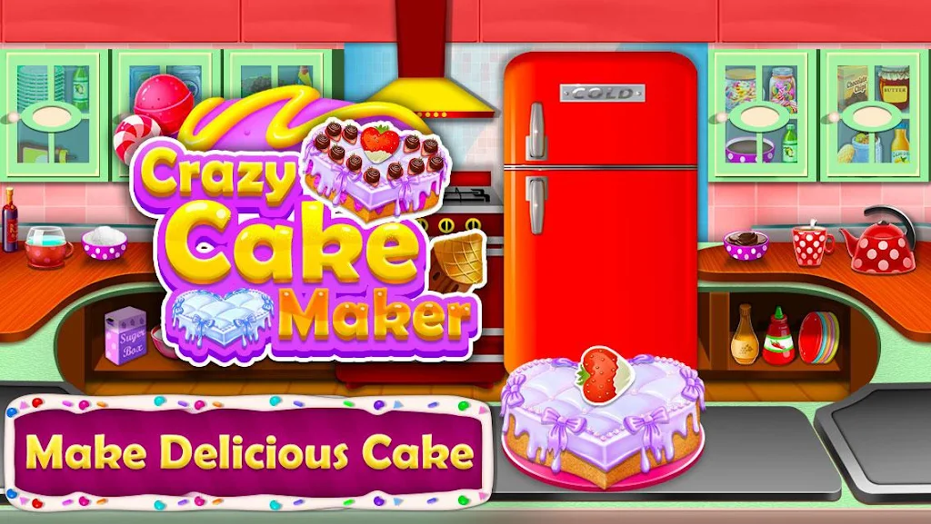 Cake Cooking & Decorate Games Ekran Görüntüsü 0