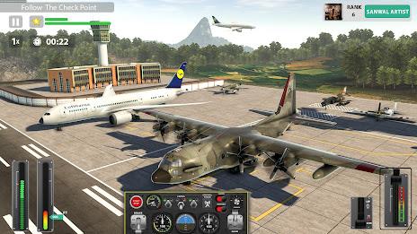 Fly Airplane flight simulator Screenshot 0