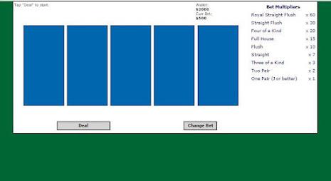 5 Card Draw Poker Solitaire应用截图第0张