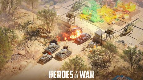 Heroes of War: Idle army game Screenshot 1