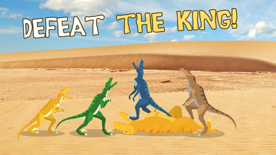 T-Rex Fights Raptors Zrzut ekranu 3
