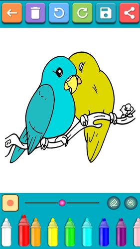 Birds Coloring Games ภาพหน้าจอ 3