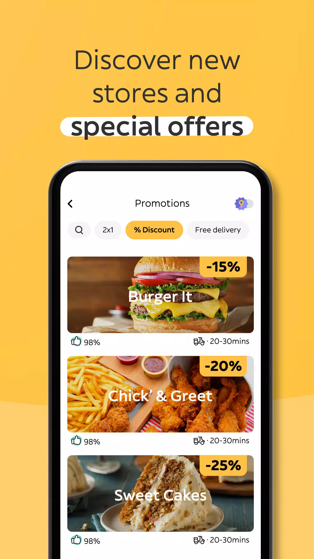 Glovo ภาพหน้าจอ 2