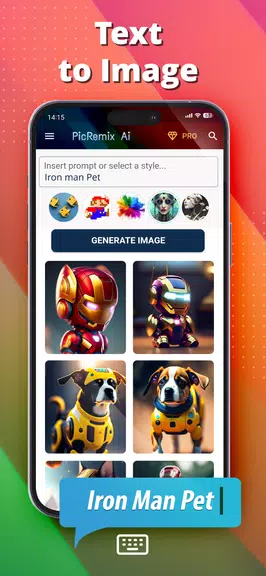 PicRemix AI Art & Avatars ภาพหน้าจอ 2