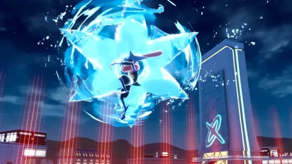 Pokémon Legends: Z-A Mega Greninja water shuriken