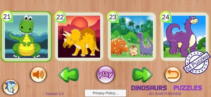 Jeux de Dinosaures pour Enfant Screenshot 1