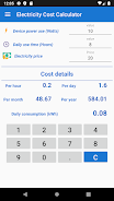 Electricity Cost Calculator Zrzut ekranu 0