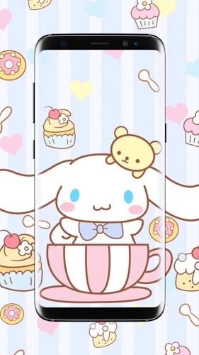 Cute Cinnamoroll Wallpaper Ảnh chụp màn hình 2