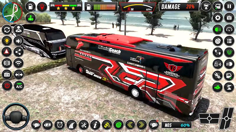 Luxury Coach Bus Driving Game Captura de pantalla 3