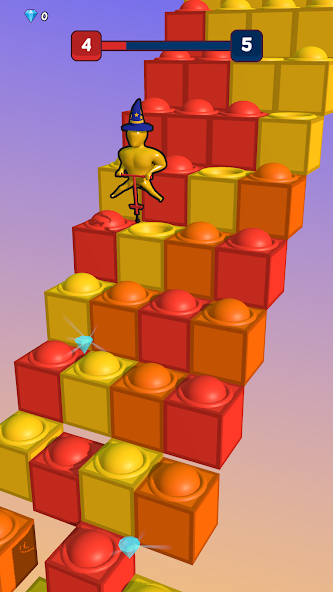 Schermata Pop It Run! 3D Mod 0