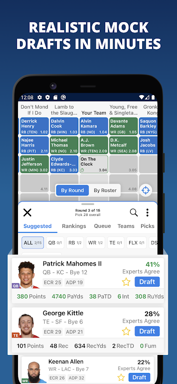 Fantasy Football Draft Wizard Tangkapan skrin 2