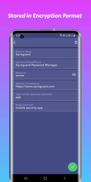 Xproguard Password Manager Screenshot 1