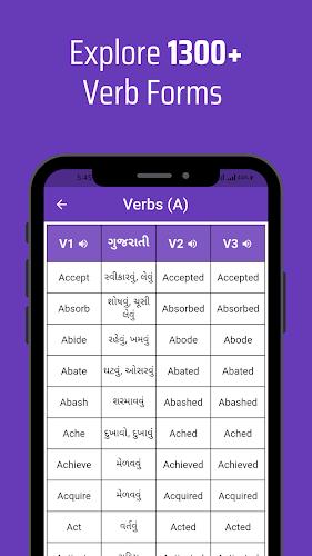 Verbs Gujarati Screenshot 1