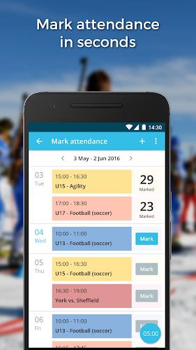 Sportlyzer Coach Diary Screenshot 2