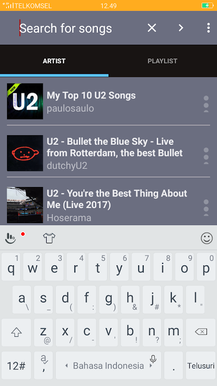 U2 Greatest Hits Songs ဖန်သားပြင်ဓာတ်ပုံ 3