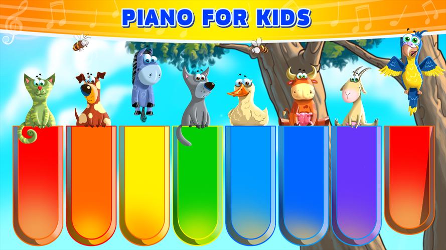 Baby Zoo Piano Games for Kids 스크린샷 0