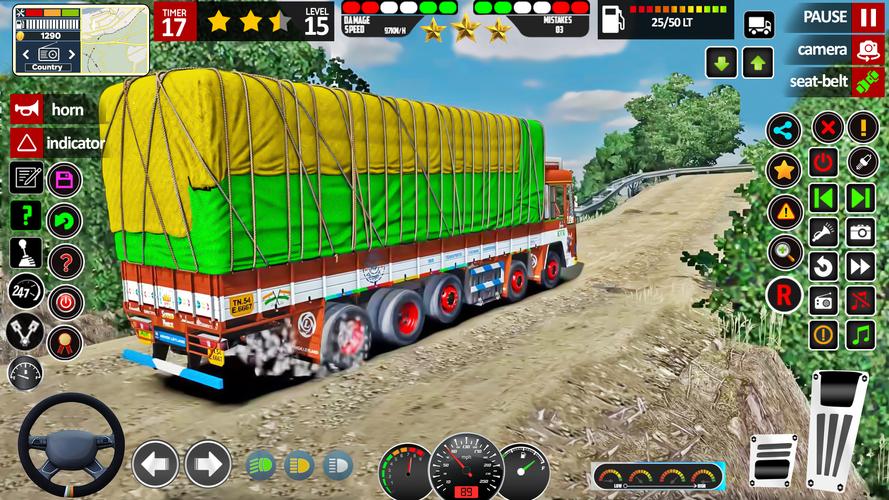 Indian Lorry Truck Driving 3d Ảnh chụp màn hình 1